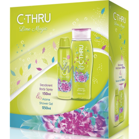 C-Thru Lime Magic deodorant spray for women 50 ml + shower gel 250 ml, cosmetic set