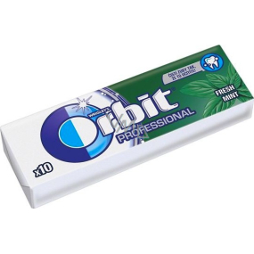 Wrigleys Orbit Professional Fresh Mint chewing gum without sugar dragees 10 pieces 14 g