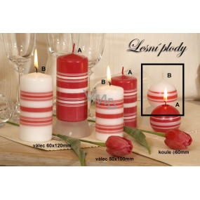 Lima Fresh Line Berries scented candle white ball diameter 60 mm 1 piece