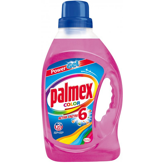 Palmex Active-Enzym 6 Color liquid washing gel for colored laundry 20 doses 1 l