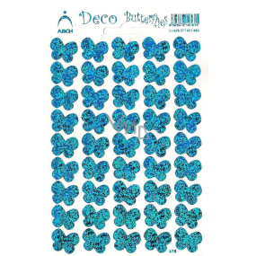 Arch Holographic decorative stickers butterflies blue