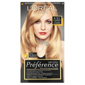 Loreal Paris Préférence Récital hair color 8 / X3 california light blond
