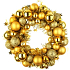 Wreath gold flask 28 cm