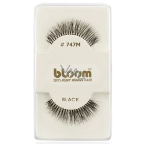 Bloom Natural sticky lashes from natural hair curled black No. 747M 1 pair