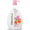 Dermomed Frangipani & White Peach shower gel dispenser 1000 ml