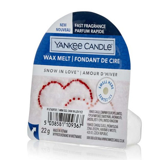 Yankee Candle Snow In Love - Fragrant snow fragrant wax for aroma lamps 22 g