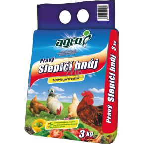 Agro chicken manure genuine, 3 kg Agro chicken manure genuine, 3 kg