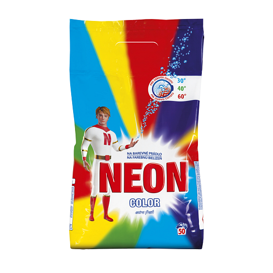 Neon Color Fresh washing powder for washing colored laundry 50 doses of 3 kg