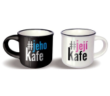 Nekupto Pair of mini cups His coffee and Her coffee 2 x 100 ml