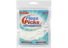 Claradent Floss Picks Dental Wax Floss 50 pieces