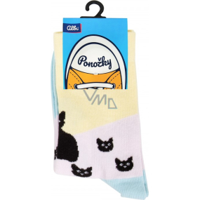 Albi Colored Socks Universal Size Cats 1 pair