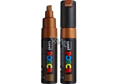 Posca Universal acrylic marker with wide, cut tip 8 mm Bronze PC-8K