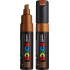 Posca Universal acrylic marker with wide, cut tip 8 mm Bronze PC-8K