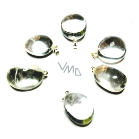 Crystal Tumbler pendant natural stone, 2,2-3 cm, 1 piece, stone of stones