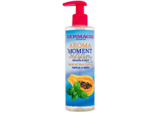 Dermacol Aroma Moment Papaya & Mint liquid soap 250 ml dispenser