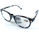 Berkeley Reading dioptric glasses +4.0 plastic blue green brown 1 piece MC2198
