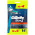 Gillette Blue II Plus Disposable Razors for Men, Pack of 14 Pieces