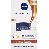 Nivea Anti-Wrinkle Contouring 65+ Day and Night Cream for Contour Improvement, 2 × 50 ml