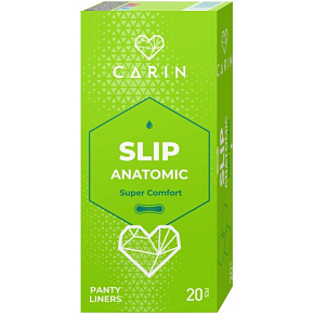 Carin Slip Anatomic Super Comfort women's liners, 20 pcs
