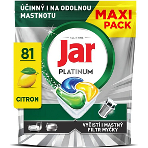 Jar Platinum Dishwasher Tablets, 81 pcs