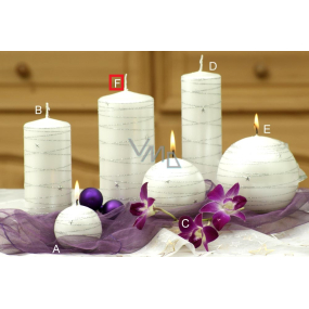 Lima Galaxy candle white cylinder 70 x 150 mm 1 piece