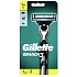 Gillette Mach3 razor + spare head 1 piece for men