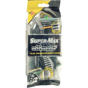 Super-Max Ultimate 3 disposable 3-blade shaver for men 8 pieces