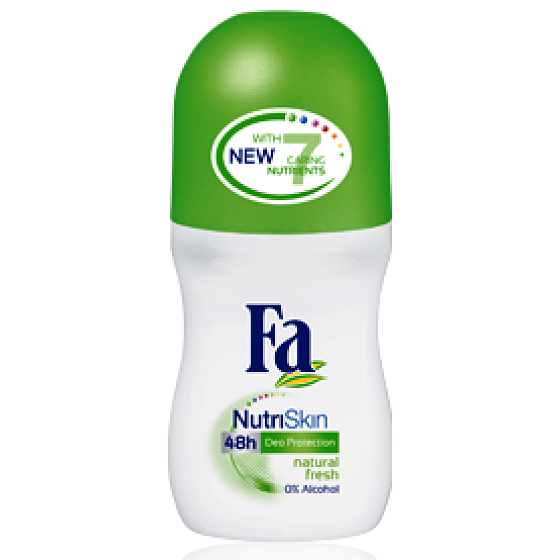 Fa NutriSkin Natural Fresh Senses roll-on ball deodorant for women 50 ml