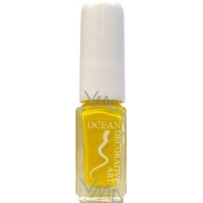 Ocean Decorative Art decorating nail polish shade 19 yellow 5 ml