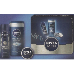 Nivea Men Deo Protect antiperspirant spray 150 ml + shower gel 250 ml + cream 30 ml, cosmetic set