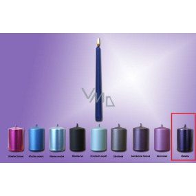 Lima Candle smooth metal lilac conical 22 x 250 mm 1 piece