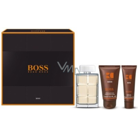 Hugo Boss Orange Man eau de toilette 100 ml + shower gel 50 ml + aftershave 75 ml, gift set