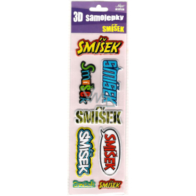 Nekupto 3D Stickers named Smíšek 8 pieces