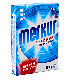 Merkur white power washing powder for whites, 600 g