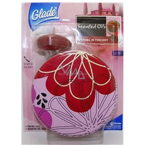 Glade by Brise Scented Oils Festival In Tuscany scented candle aluminum holder 2 pieces