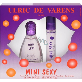 Ulric de Varens Mini Sexy perfumed water for women 25 ml + perfumed water for handbag 20 ml, gift set