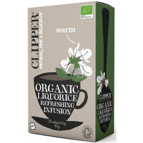 Clipper Organic Licorice herbal tea anti-inflammatory 20 x 2 g