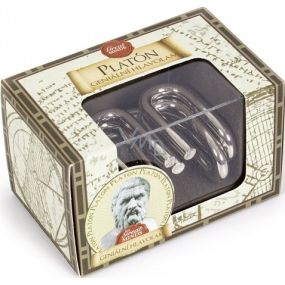 Albi Great Minds Plato Metal Puzzle 4.8 x 4.8 x 7.6 cm