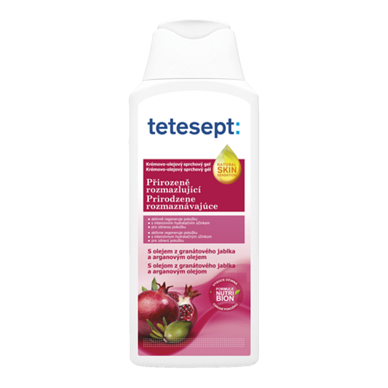 Tetesept Naturally pampering creamy-oil shower gel 250 ml