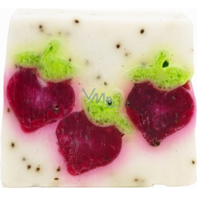 Bomb Cosmetics Strawberry Cube - Berry Bar Natural glycerin soap 1 kg block