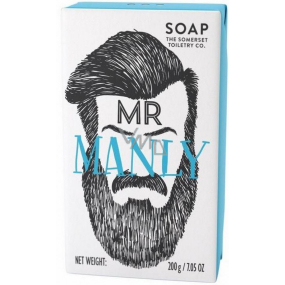 Somerset Toiletry Pan Masculine luxury triple ground toilet soap with shea butter and fresh sage scent for men 200 g