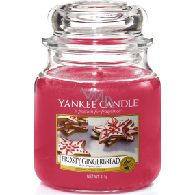 Yankee Candle Frosty Gingerbread - Gingerbread with icing scented candle Classic medium glass 411 g