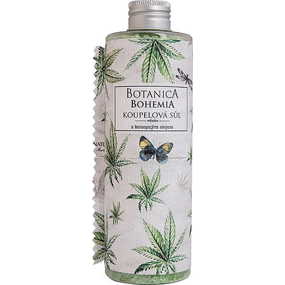 Bohemia Gifts Botanica Hemp Oil Bath Salt 300 g