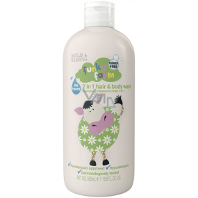 Baylis & Harding Kids Funky Farm 2 in 1 shampoo and shower gel for children 500 ml