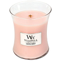 WoodWick Coastal Sunset - Sunset on the coast scented candle with wooden wick and glass lid medium 275 g