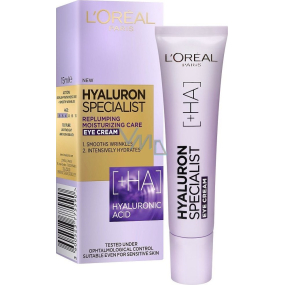 Loreal Paris Hyaluron Specialist filling moisturizing eye cream for all skin types 15 ml