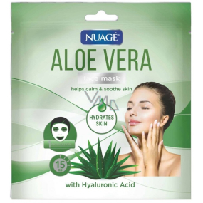 Nuagé Aloe Vera and Hyaluronic Acid 15 Minute Moisturizing Face Mask 1 Piece