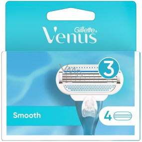 Gillette Venus Smooth Replacement Heads 4 pieces, for women