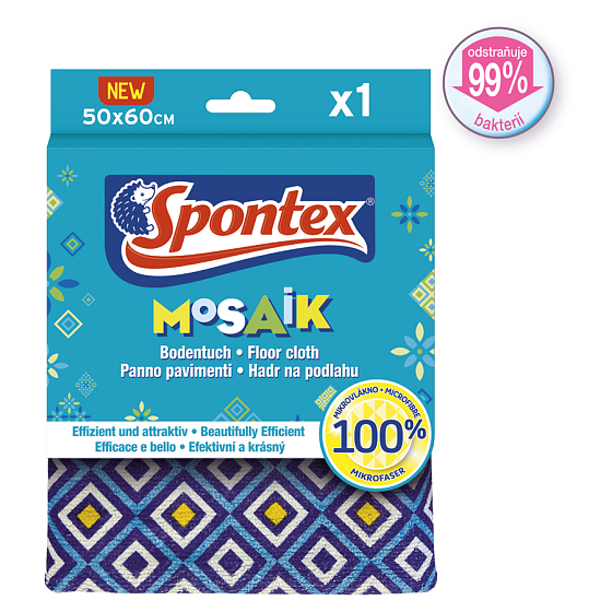 Spontex Mosaik floor cloth 50 x 60 cm