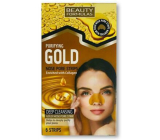 Beauty Formulas Gold gold cleansing tapes for the nose with collagen and hazelnut 6 pieces